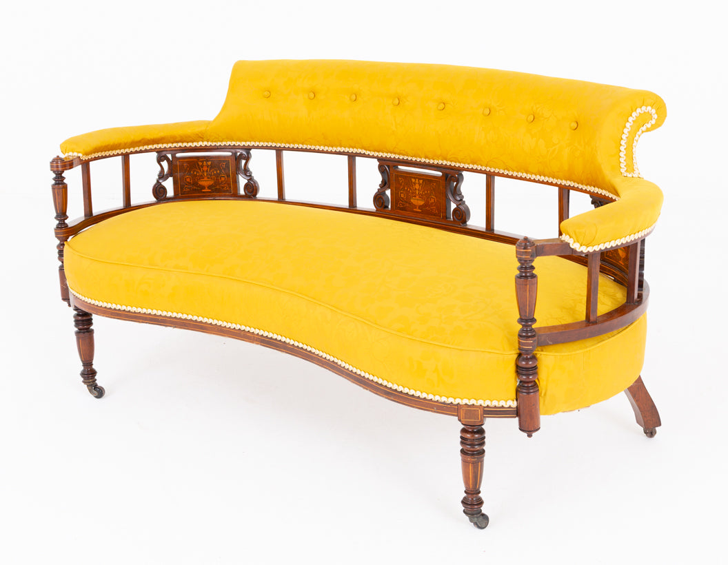 Elegant Rosewood Settee