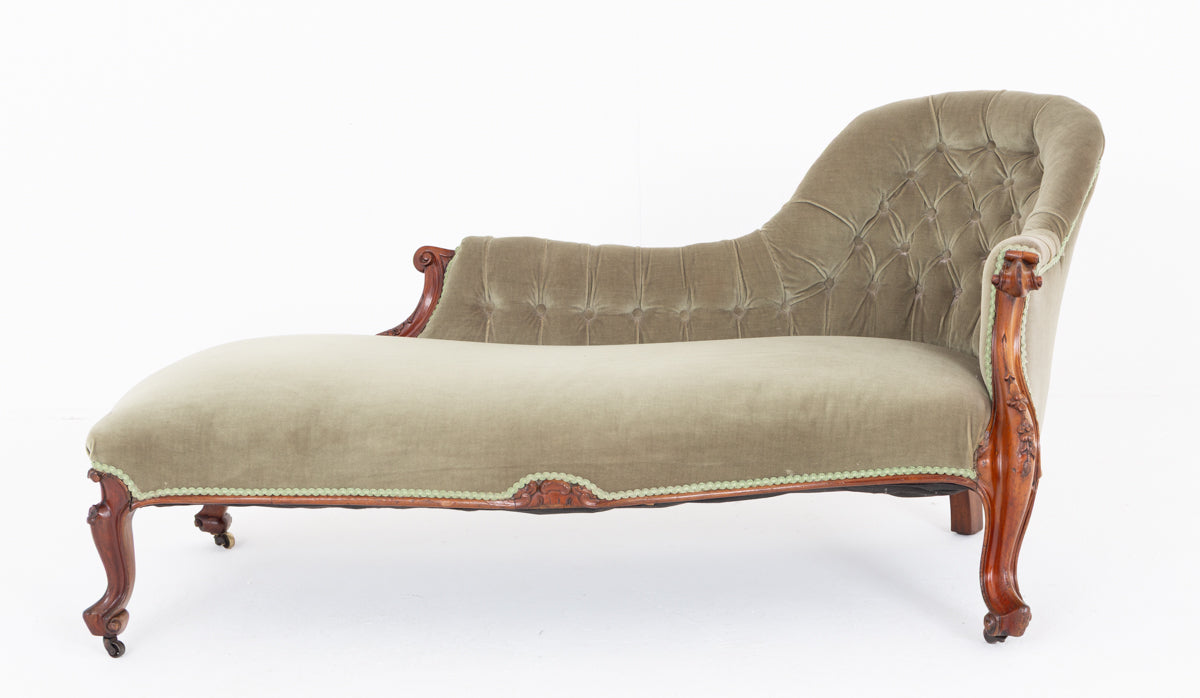 Victorian Rosewood Chaise Longue