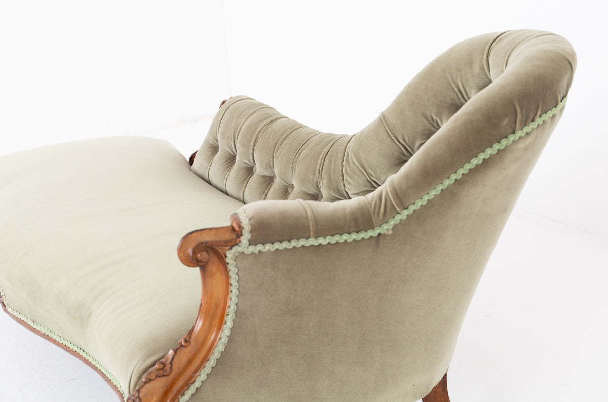 Victorian Rosewood Chaise Longue