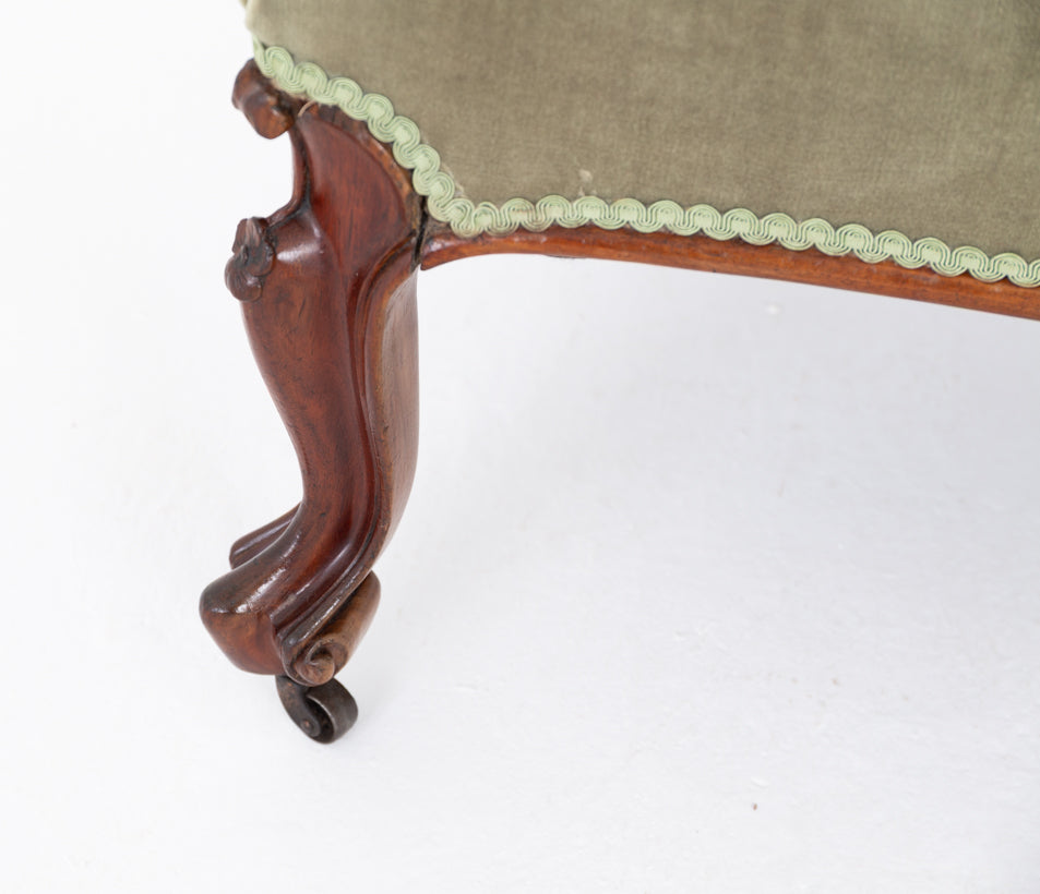 Victorian Rosewood Chaise Longue