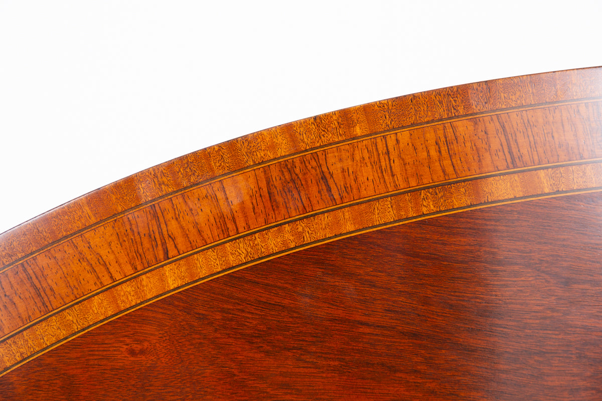 Mahogany Oval Coffee Table