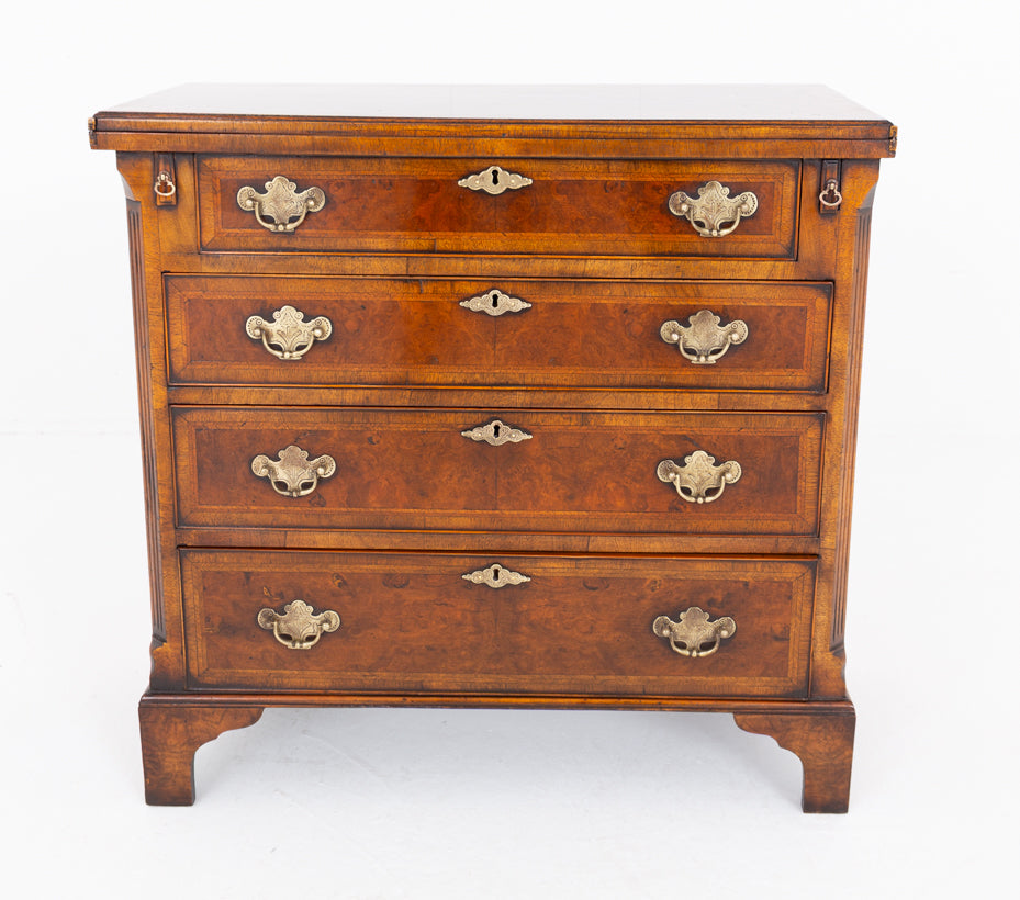 Georgian Revival Walnut Bachelors Chest