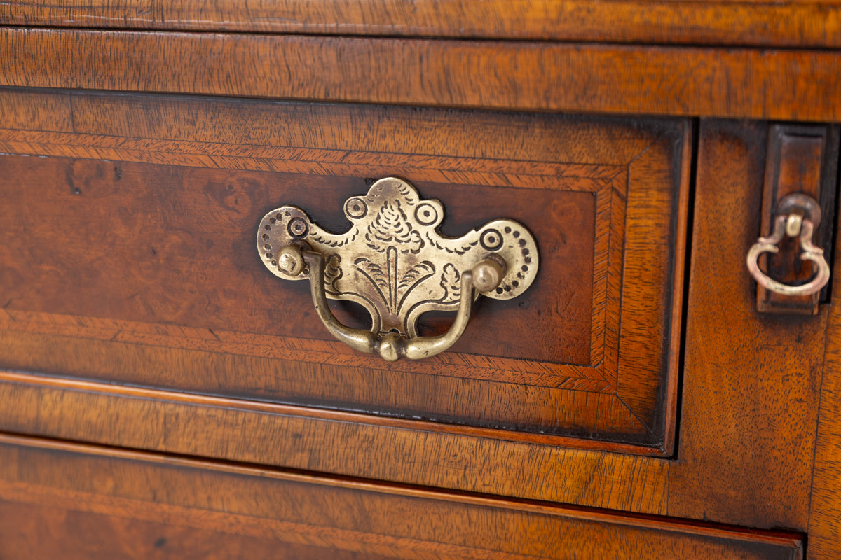 Georgian Revival Walnut Bachelors Chest