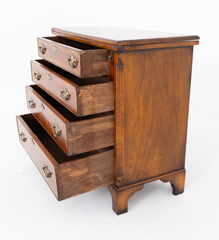 Georgian Revival Walnut Bachelors Chest