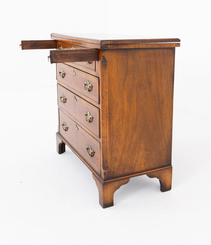 Georgian Revival Walnut Bachelors Chest