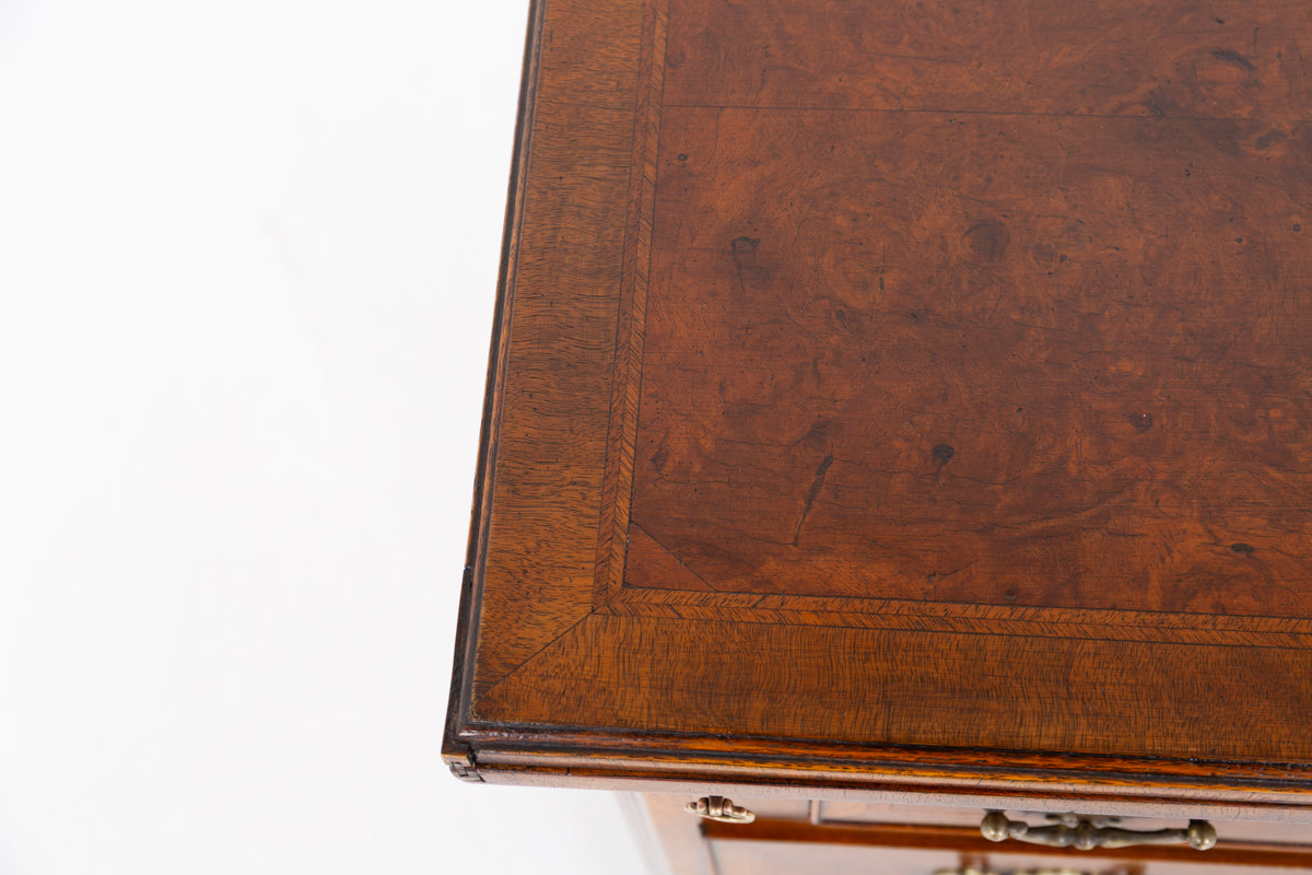Georgian Revival Walnut Bachelors Chest