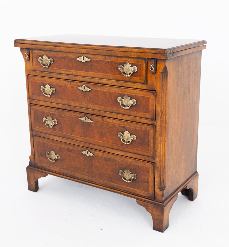 Georgian Revival Walnut Bachelors Chest