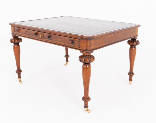 Victorian Mahogany Partners Writing Table