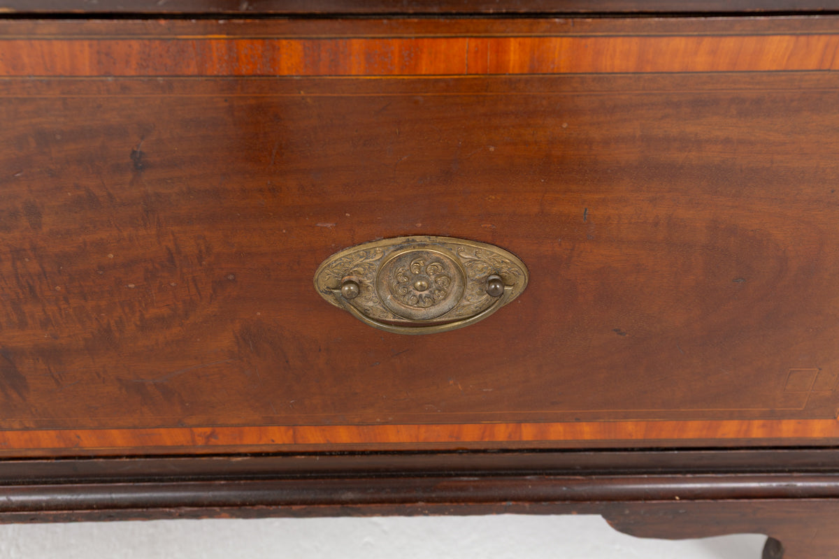 Sheraton Revival Mahogany 2 Door Wardrobe