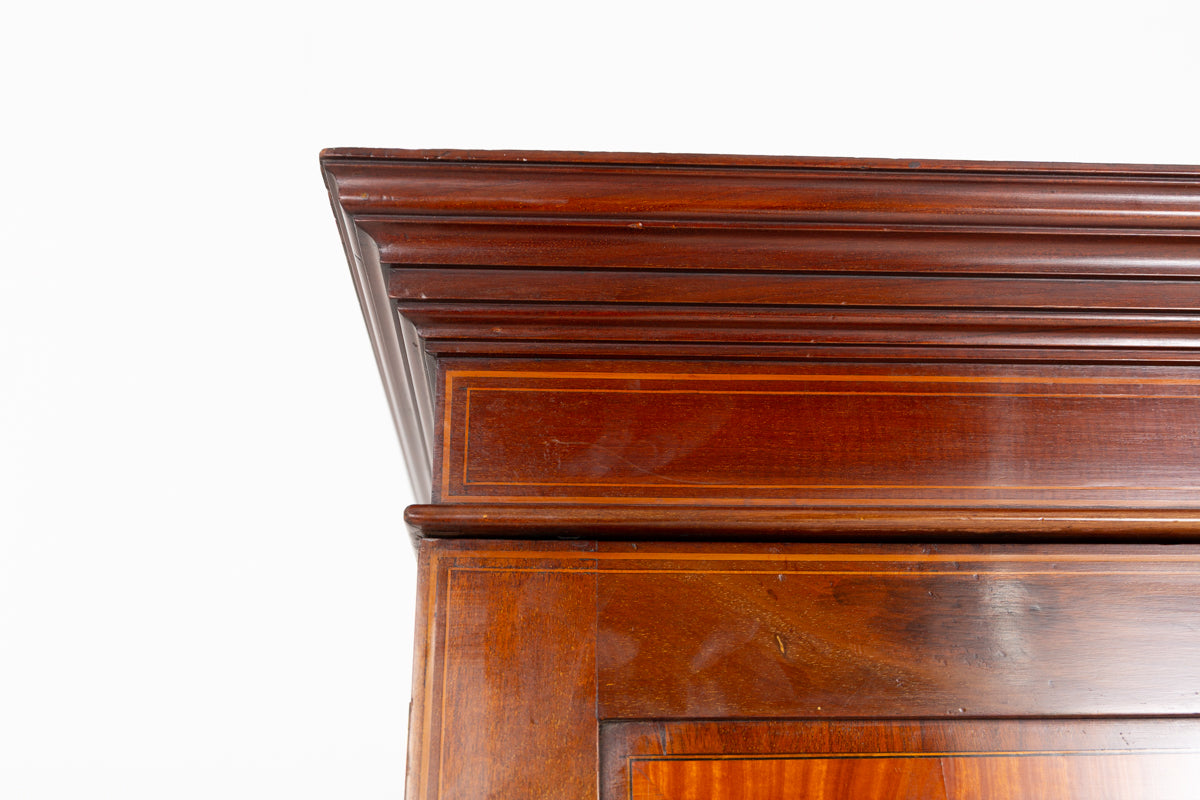 Sheraton Revival Mahogany 2 Door Wardrobe