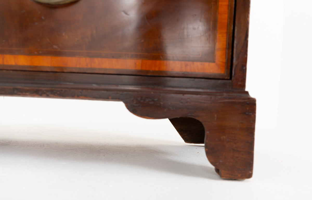 Sheraton Revival Mahogany 2 Door Wardrobe