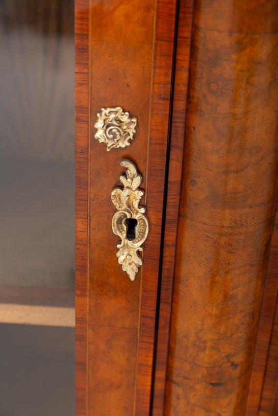 Wonderful Victorian Burr Walnut Credenza