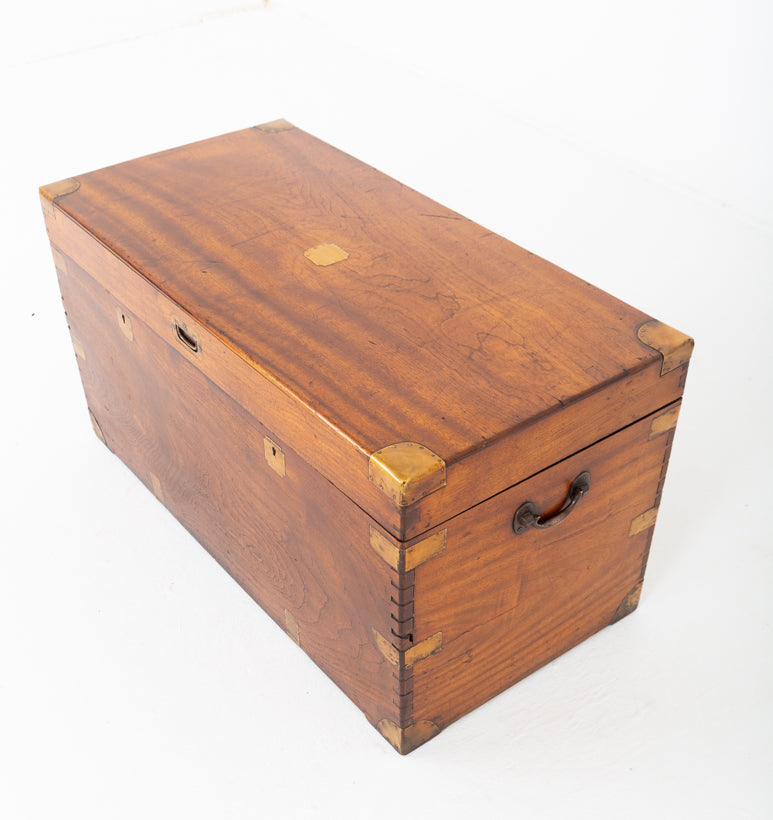 Camphor Wood Military Campaign Trunk