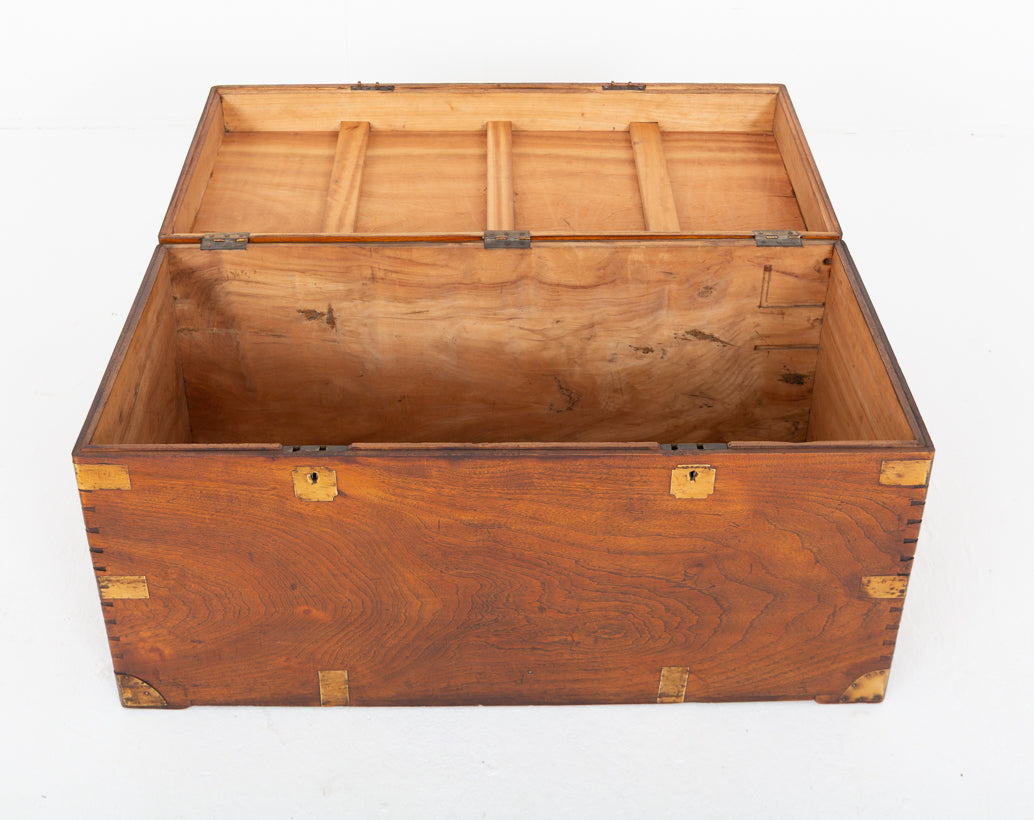 Camphor Wood Military Campaign Trunk