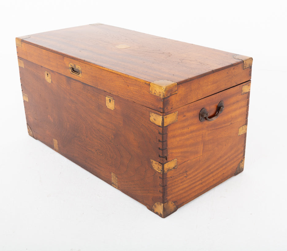 Camphor Wood Military Campaign Trunk