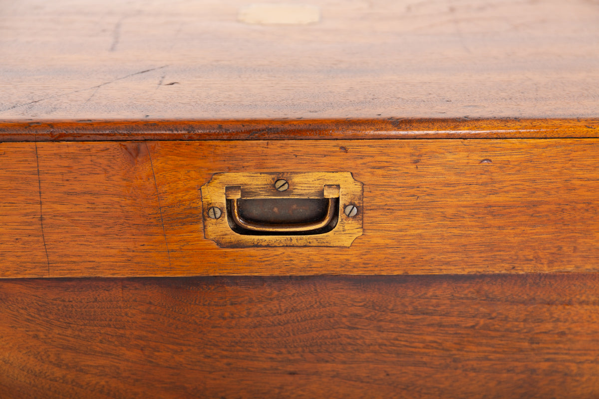 Camphor Wood Military Campaign Trunk