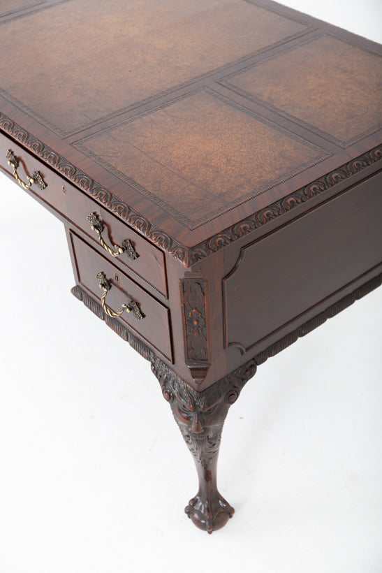 Mahogany Chippendale Style Writing Desk