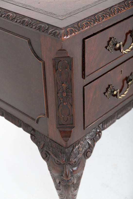 Mahogany Chippendale Style Writing Desk