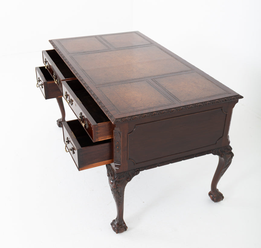 Mahogany Chippendale Style Writing Desk