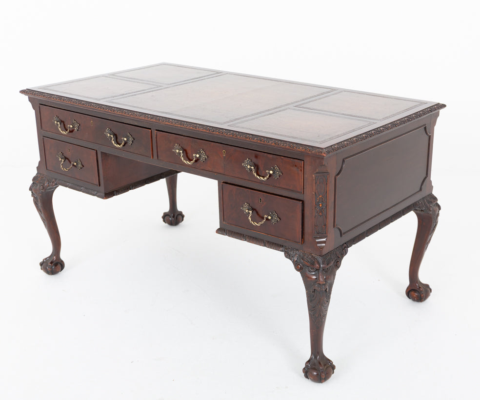Mahogany Chippendale Style Writing Desk