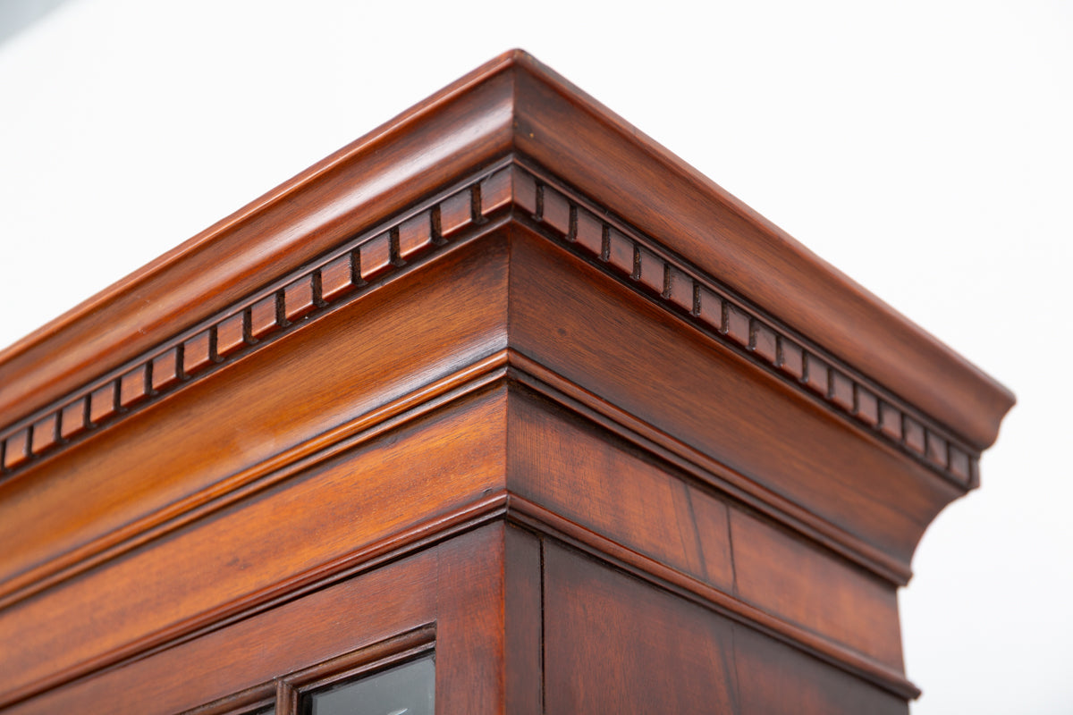 Georgian Mahogany Bureau Bookcase