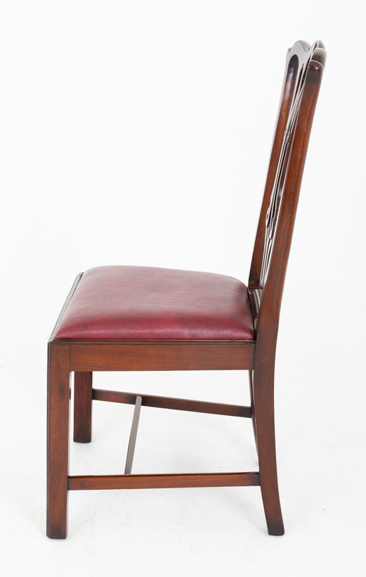Wonderful Set of 10 Mahogany Chippendale Style Dining Chairs