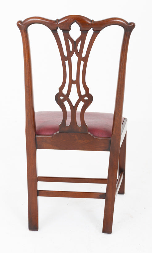 Wonderful Set of 10 Mahogany Chippendale Style Dining Chairs