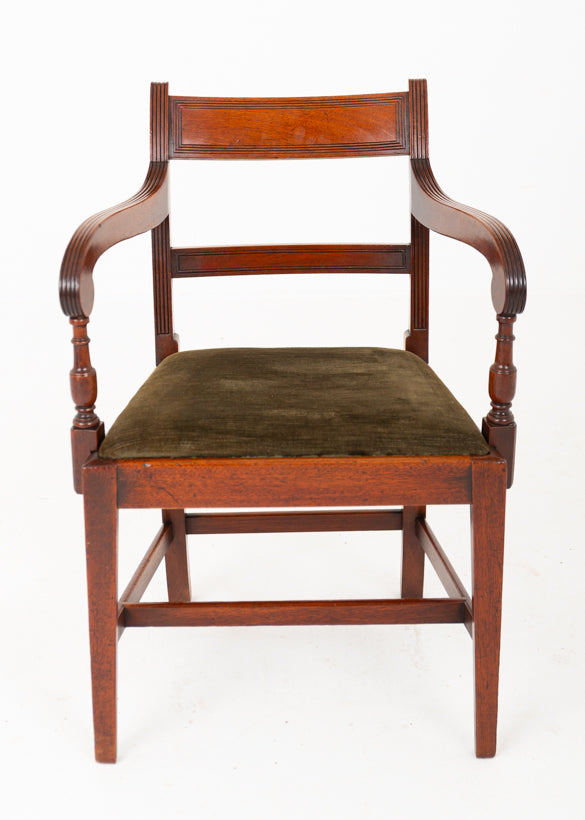Set of 6 Georgian Mahogany Dining Chairs