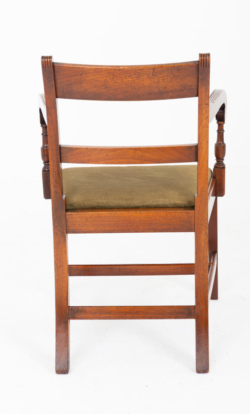 Set of 6 Georgian Mahogany Dining Chairs