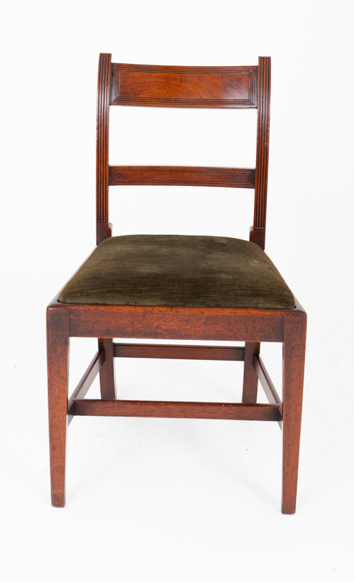 Set of 6 Georgian Mahogany Dining Chairs