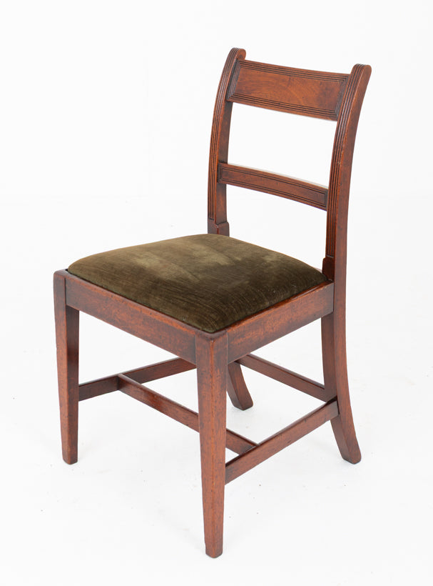 Set of 6 Georgian Mahogany Dining Chairs