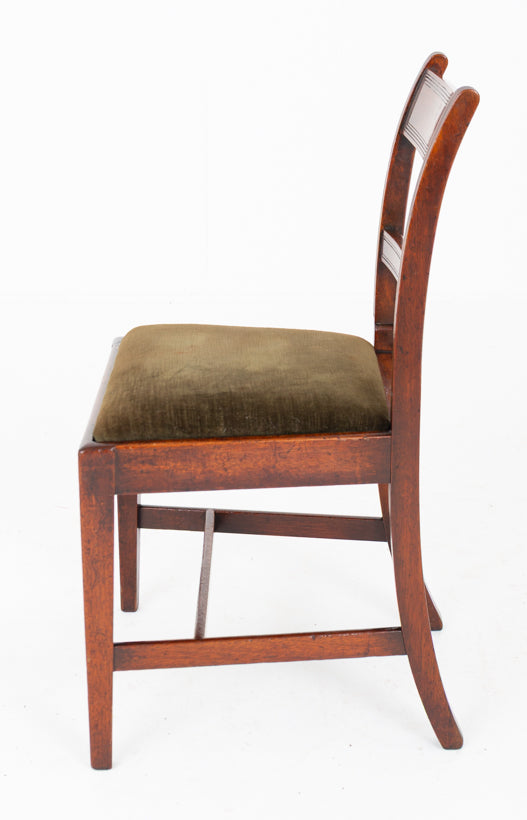 Set of 6 Georgian Mahogany Dining Chairs