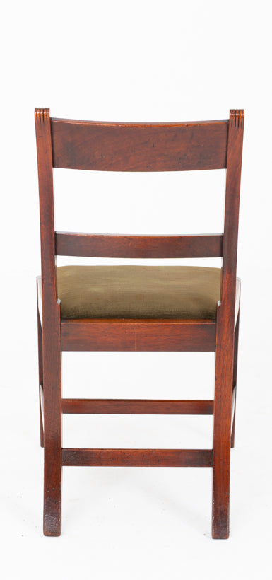 Set of 6 Georgian Mahogany Dining Chairs