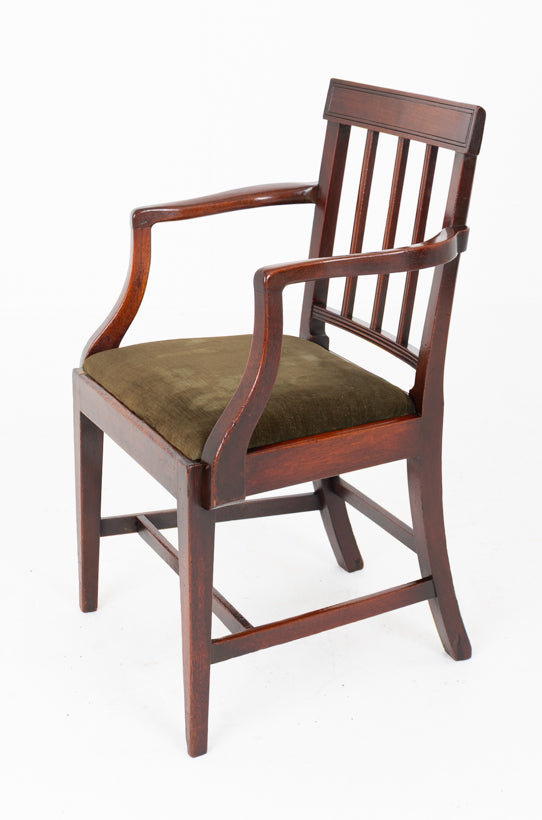 Georgian Mahogany Arm Chair