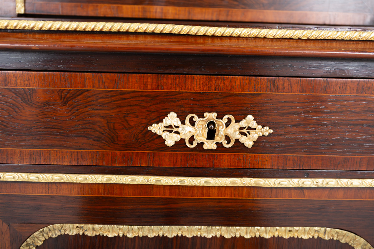 Impressive French Rosewood Bookcase