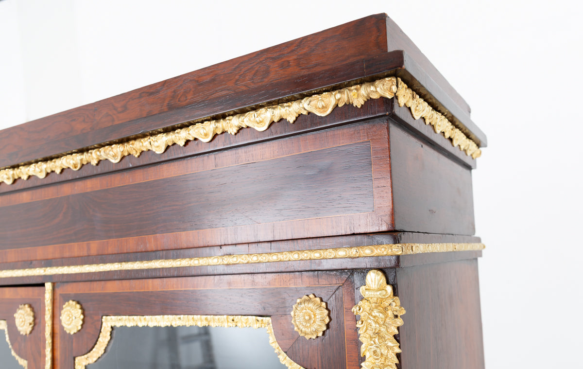 Impressive French Rosewood Bookcase