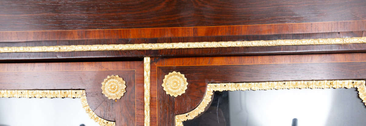 Impressive French Rosewood Bookcase