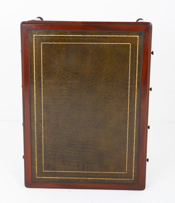 Victorian Mahogany 4 Drawer Partners Writing Table