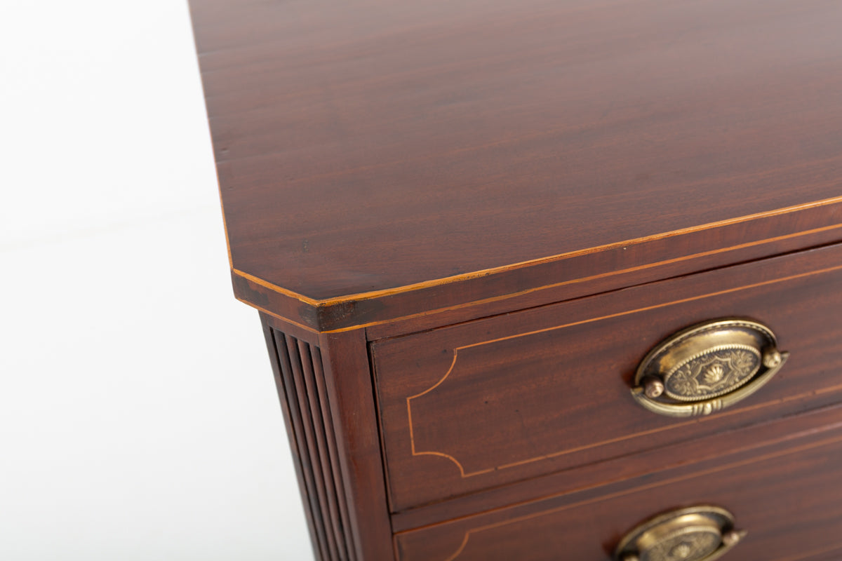 Regency Mahogany Four Drawer Chest of drawers