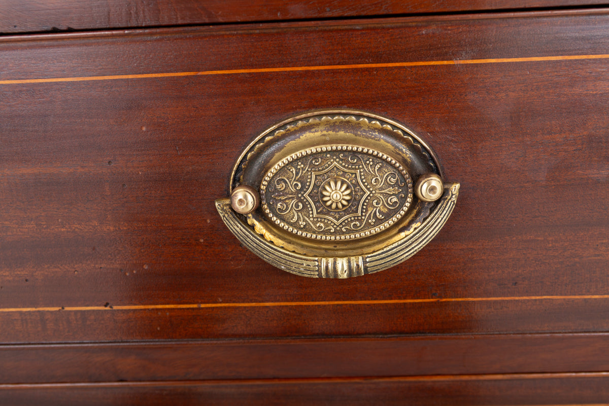 Regency Mahogany Four Drawer Chest of drawers