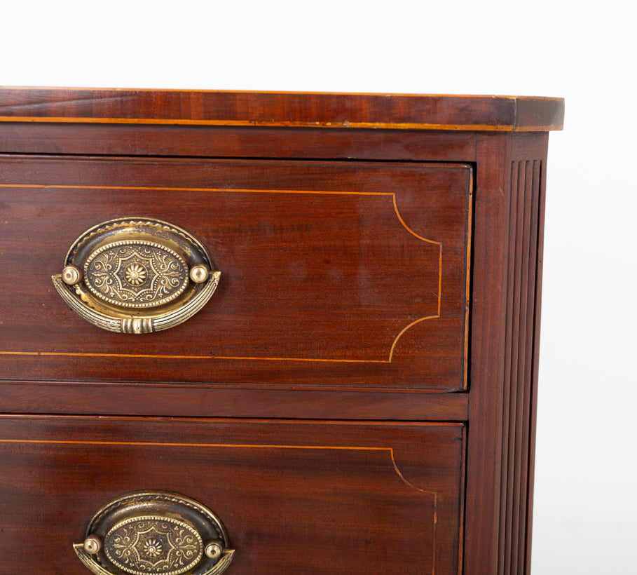Regency Mahogany Four Drawer Chest of drawers