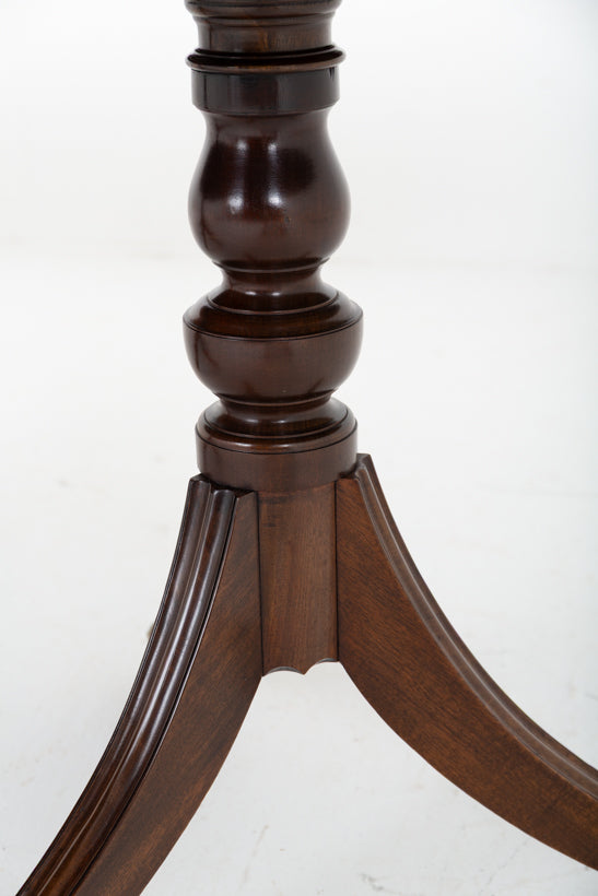 Regency Revival Mahogany 3  Pedestal Dining Table