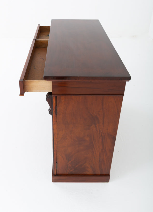 Victorian Mahogany 2 Door Cabinet