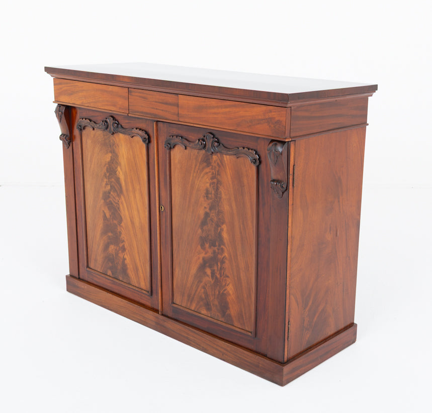 Victorian Mahogany 2 Door Cabinet