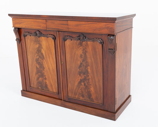 Victorian Mahogany 2 Door Cabinet