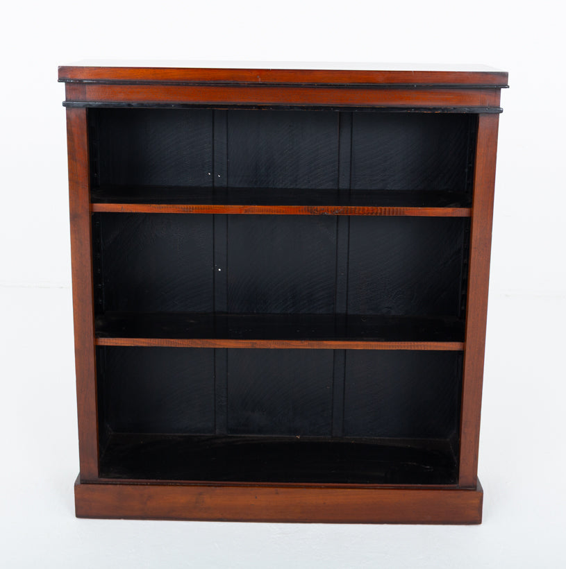Victorian Mahogany Open Bookcase