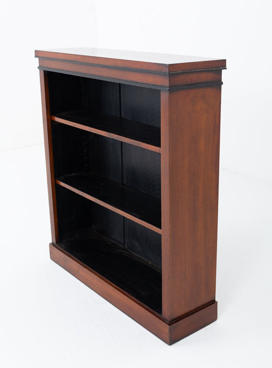 Victorian Mahogany Open Bookcase