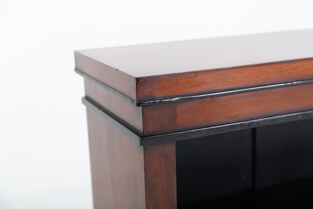 Victorian Mahogany Open Bookcase