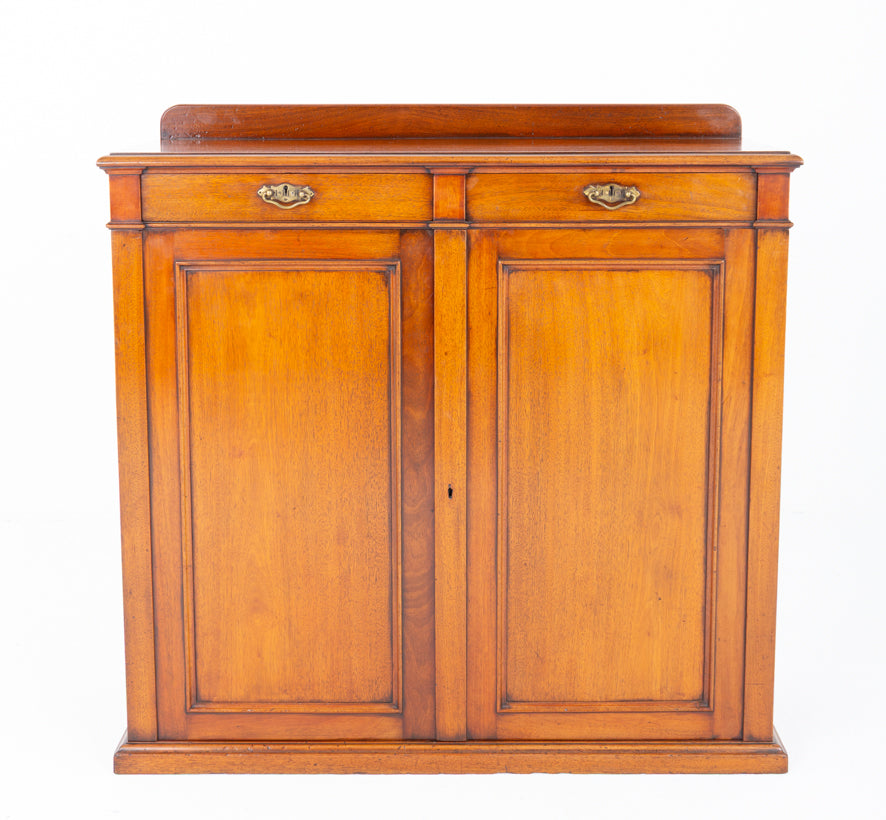 2 Door Victorian  Mahogany Side Cabinet