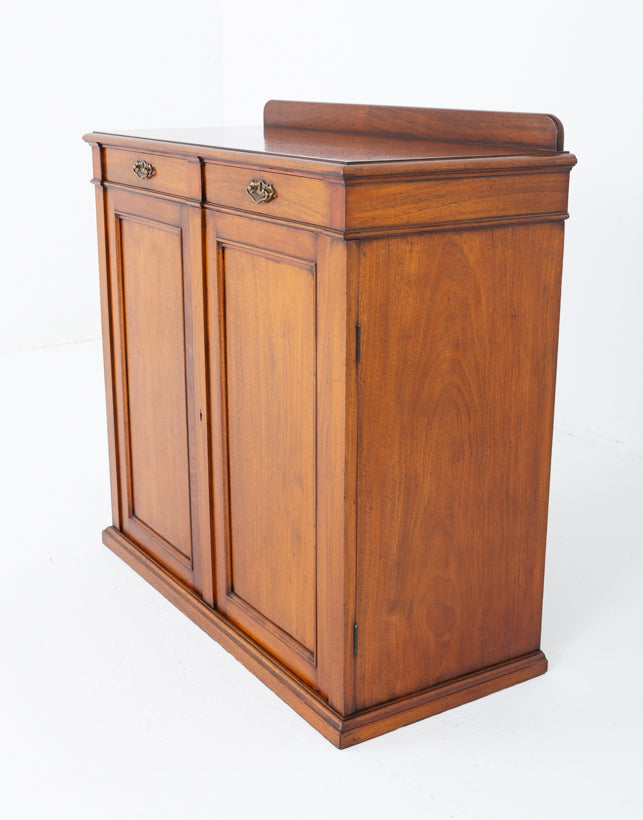 2 Door Victorian  Mahogany Side Cabinet